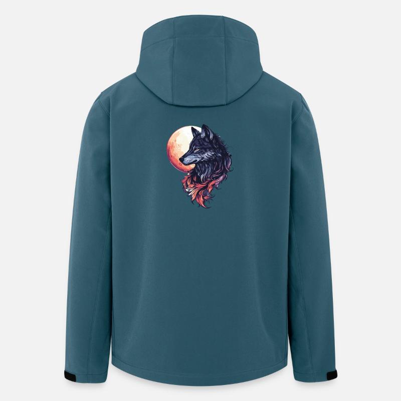 Wolf Moon - Men’s Recycled Softshell Jacket by Stanley/Stella - stargazer