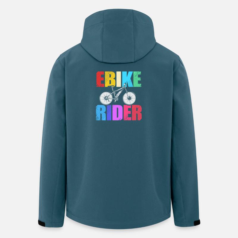 E-Bike EBike E Bike - Recycelte Männer Softshell-Jacke von Stanley/Stella - Dunkles Petrol