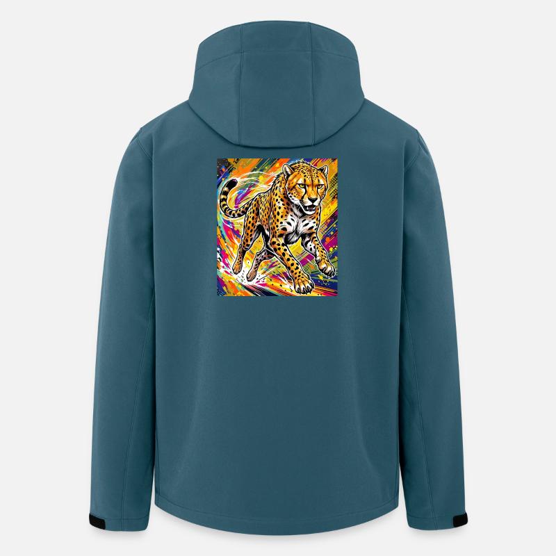 cheetah - Men’s Recycled Softshell Jacket by Stanley/Stella - stargazer