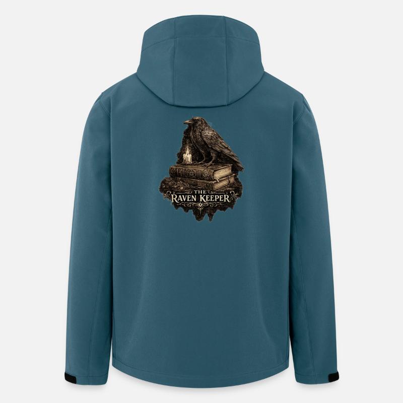 Der Rabenhüter - Recycelte Männer Softshell-Jacke von Stanley/Stella - Dunkles Petrol