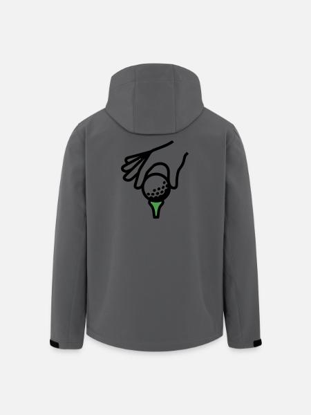 Golfball Abschlag Tee Golfsport Golfclub Golfer - Recycelte Männer Softshell-Jacke von Stanley/Stella - Dunkles Petrol