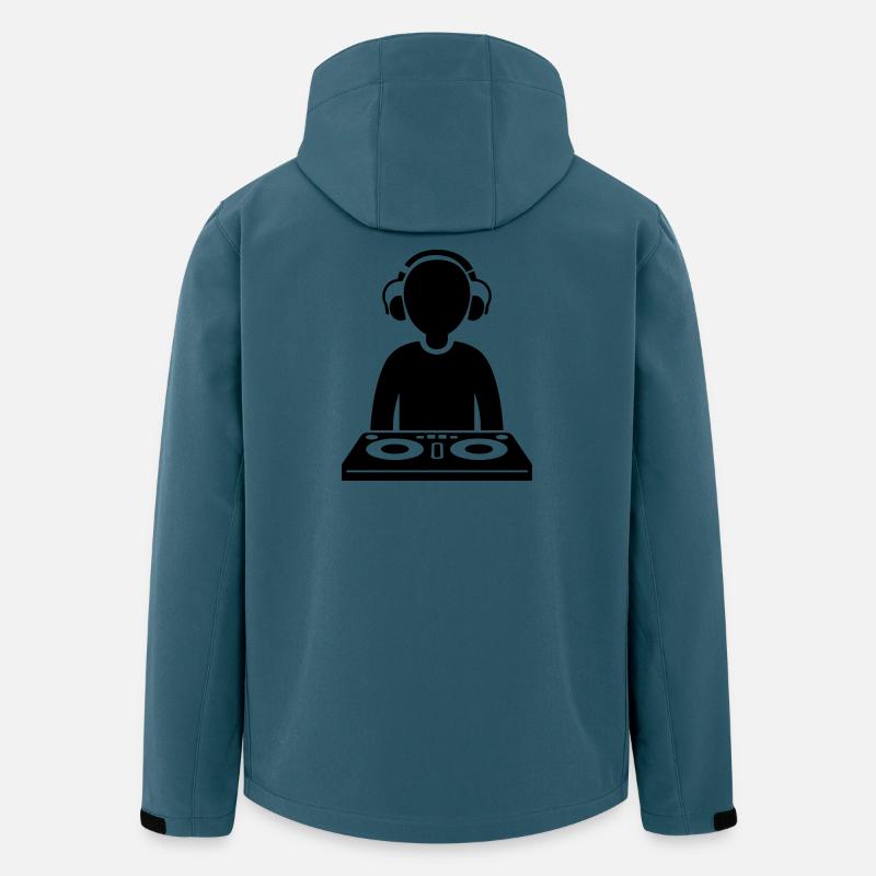 DJ Turntables Party - Men’s Recycled Softshell Jacket by Stanley/Stella - stargazer