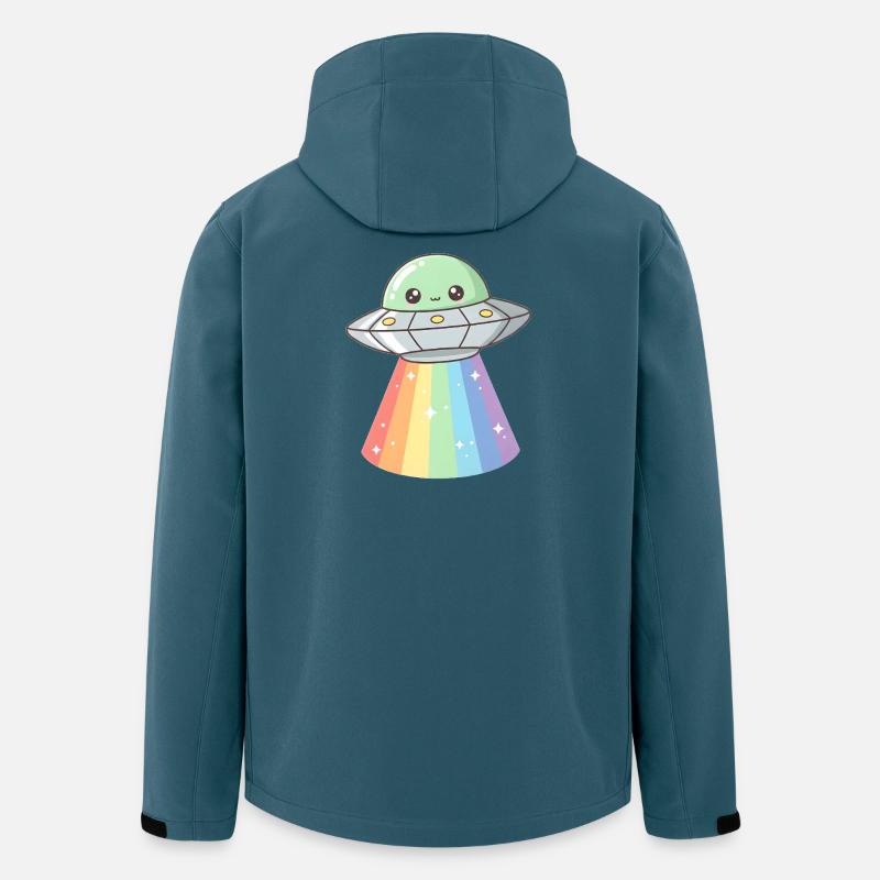 Ufo - Recycelte Männer Softshell-Jacke von Stanley/Stella - Dunkles Petrol