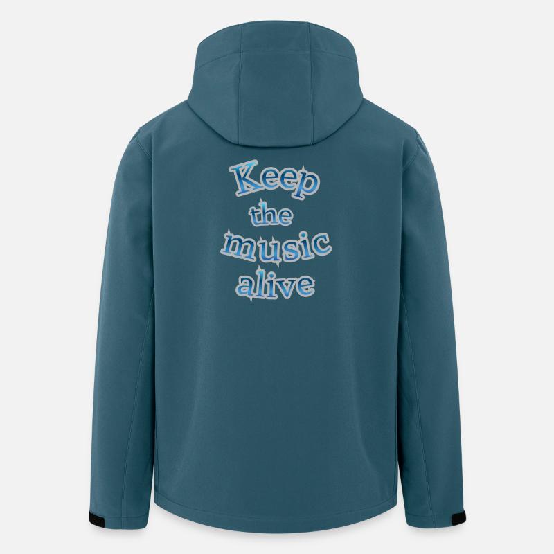 Keep music alive - Men’s Recycled Softshell Jacket by Stanley/Stella - stargazer