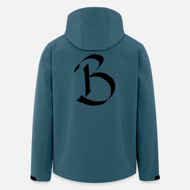 Letter B - Men’s Recycled Softshell Jacket by Stanley/Stella - stargazer
