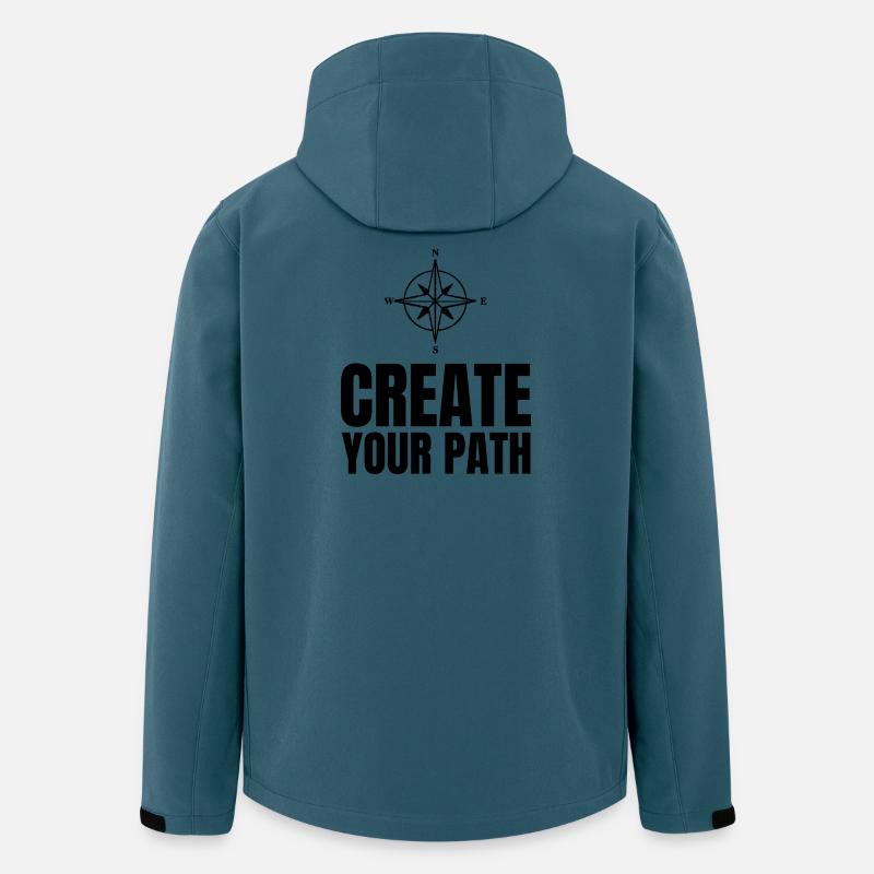 Create Your Path - Men’s Recycled Softshell Jacket by Stanley/Stella - stargazer