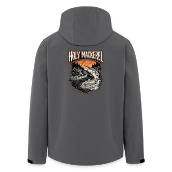 Sainte maquereau - Veste softshell homme en polyester recyclé Stanley/Stella - bleu pétrole foncé - Dos - AI Model Male 185 light (185cm)