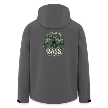 Bar de Noël - Veste softshell homme en polyester recyclé Stanley/Stella - bleu pétrole foncé - Dos - AI Model Male 185 light (185cm)