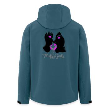 fluffy girls - Men’s Recycled Softshell Jacket by Stanley/Stella - stargazer - Back - AI Model Male 185 light (185cm)