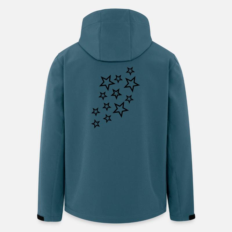 sterne und sternchen - Men’s Recycled Softshell Jacket by Stanley/Stella - stargazer