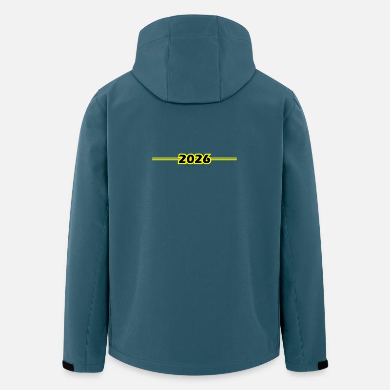 Millésime 2026 - Veste softshell homme en polyester recyclé Stanley/Stella - bleu pétrole foncé