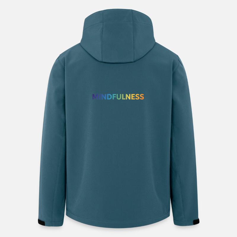 Mindfulness  - Recycelte Männer Softshell-Jacke von Stanley/Stella - Dunkles Petrol