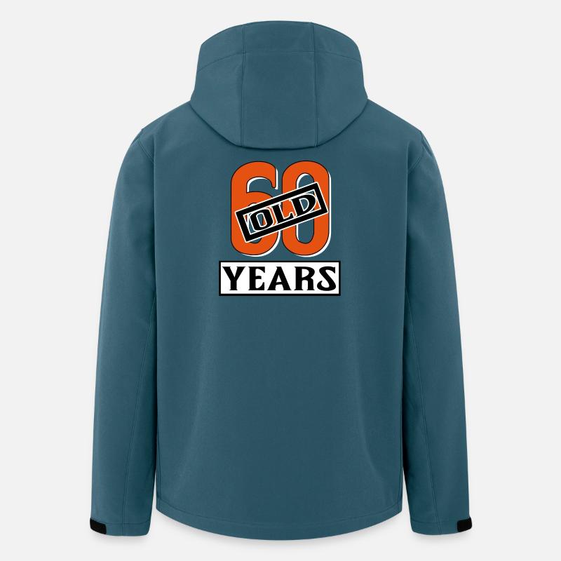60 years old present sixty - Recycelte Männer Softshell-Jacke von Stanley/Stella - Dunkles Petrol