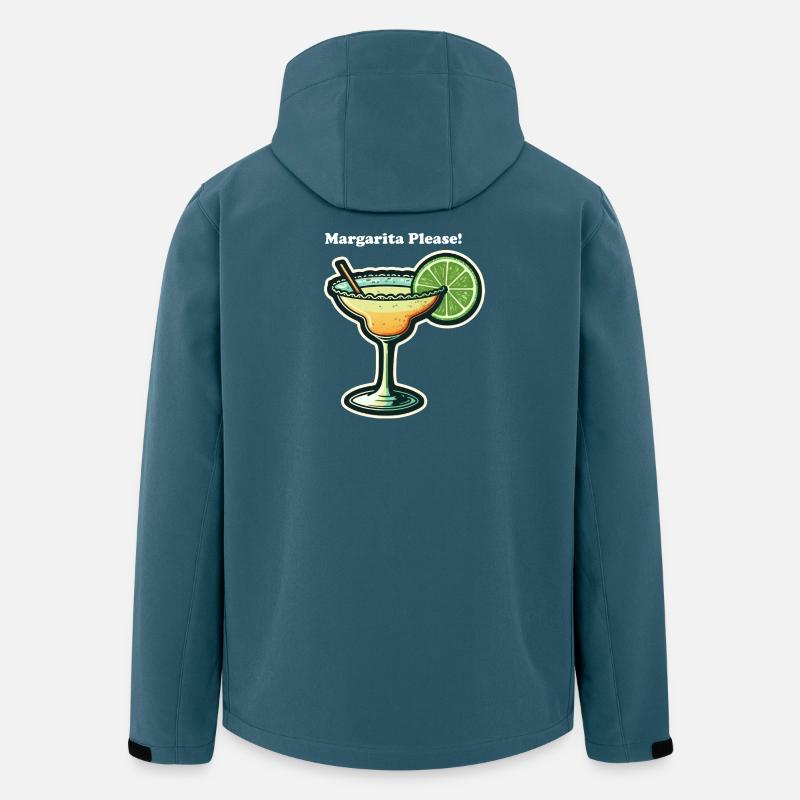 Margarita Please! - Recycelte Männer Softshell-Jacke von Stanley/Stella - Dunkles Petrol