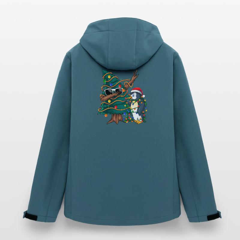 Dapping Tannenbaum -Dapping Weihnachtspullover Recycelte Männer Softshell-Jacke von Stanley/Stella