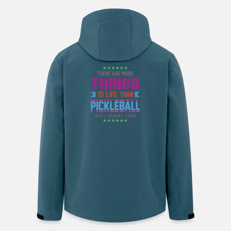 Pickleball - Recycelte Männer Softshell-Jacke von Stanley/Stella - Dunkles Petrol
