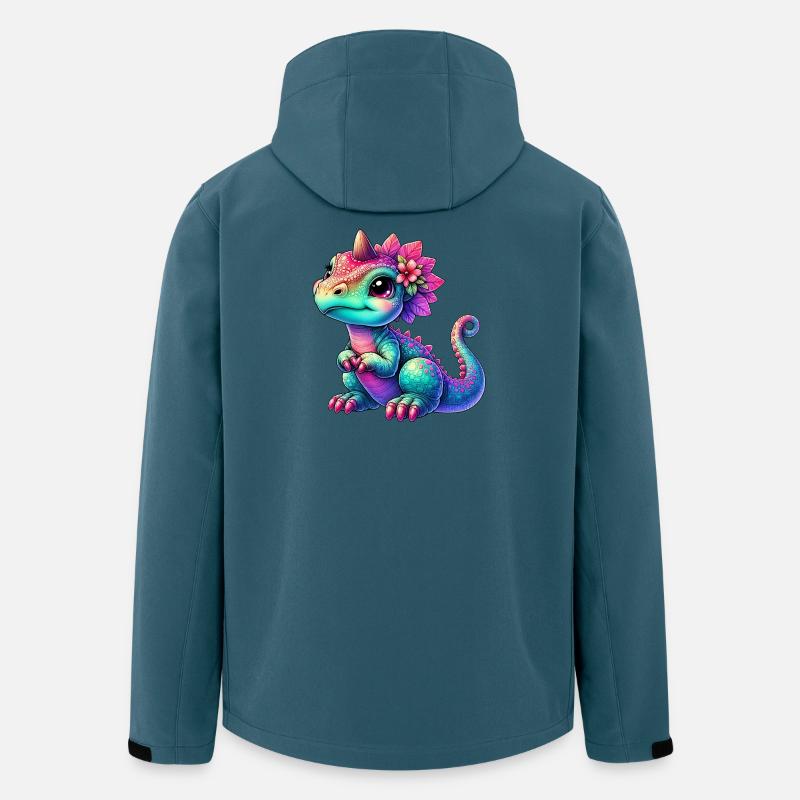 Dinosaur - Men’s Recycled Softshell Jacket by Stanley/Stella - stargazer