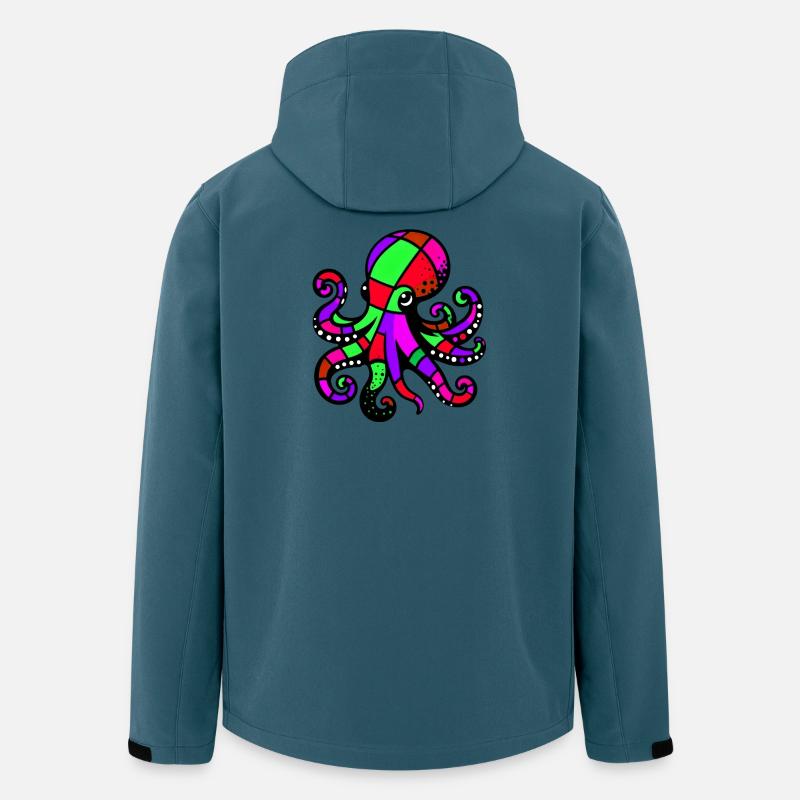 Octopus - Men’s Recycled Softshell Jacket by Stanley/Stella - stargazer