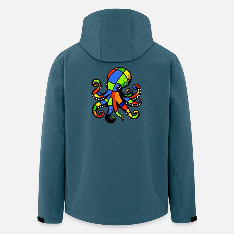Octopus - Men’s Recycled Softshell Jacket by Stanley/Stella - stargazer