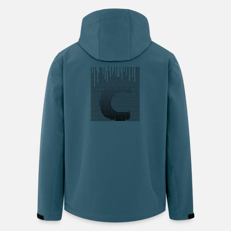 Letter С, Name, der Buchstabe С - Recycelte Männer Softshell-Jacke von Stanley/Stella - Dunkles Petrol