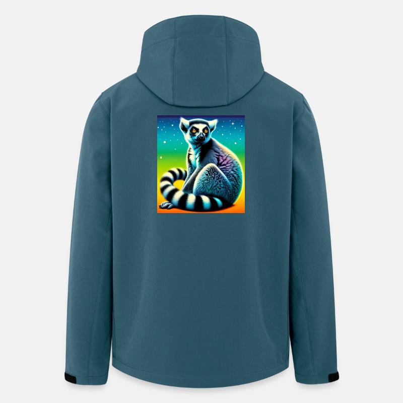 Lemur - Recycelte Männer Softshell-Jacke von Stanley/Stella - Dunkles Petrol