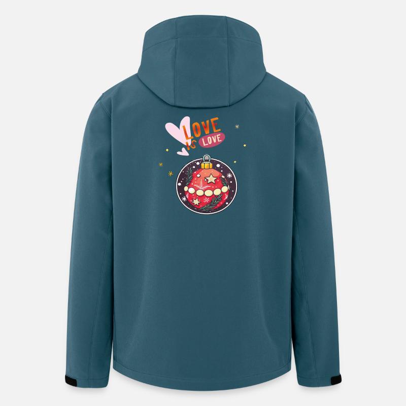 Weihnachtskugel - Recycelte Männer Softshell-Jacke von Stanley/Stella - Dunkles Petrol