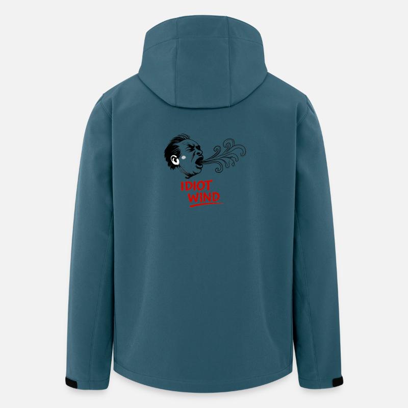 Sturmkopf mit Windspiralen - Recycelte Männer Softshell-Jacke von Stanley/Stella - Dunkles Petrol