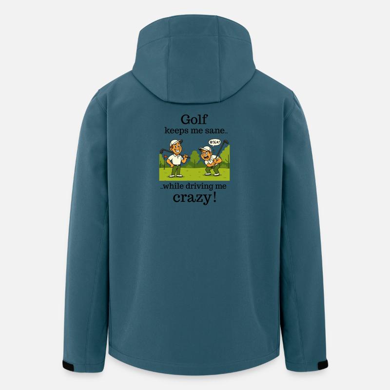 Golf - keeps me sane - Men’s Recycled Softshell Jacket by Stanley/Stella - stargazer