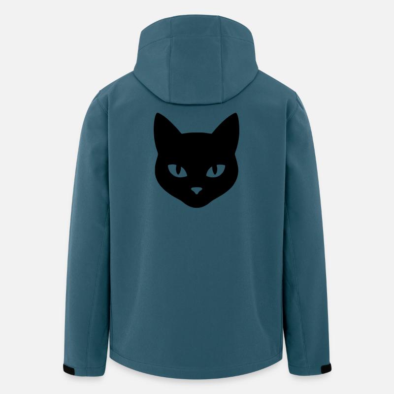Tête_de_chat - Recycelte Männer Softshell-Jacke von Stanley/Stella - Dunkles Petrol