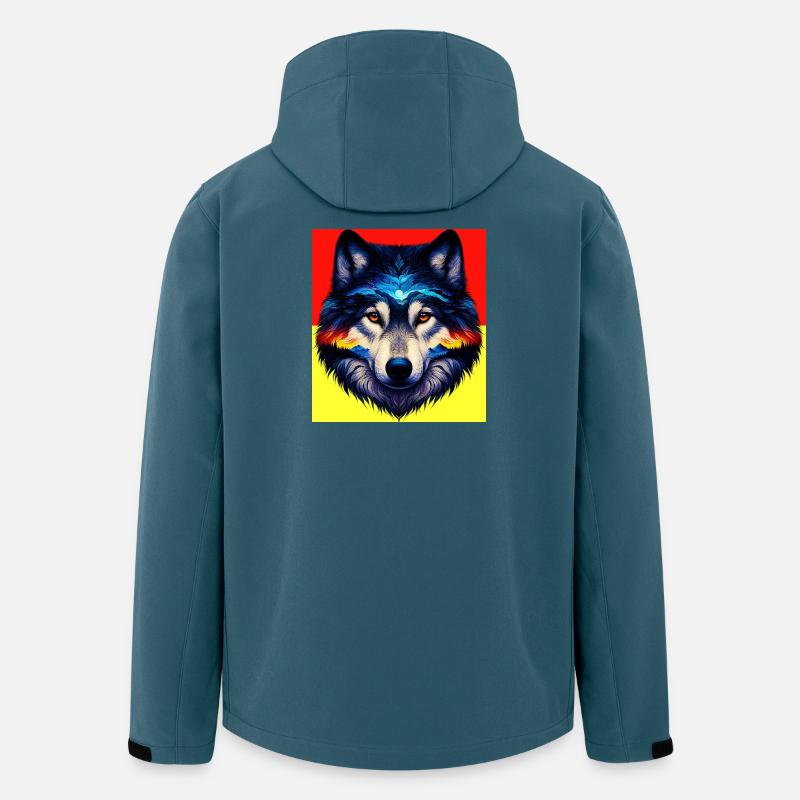 Wolf - Recycelte Männer Softshell-Jacke von Stanley/Stella - Dunkles Petrol