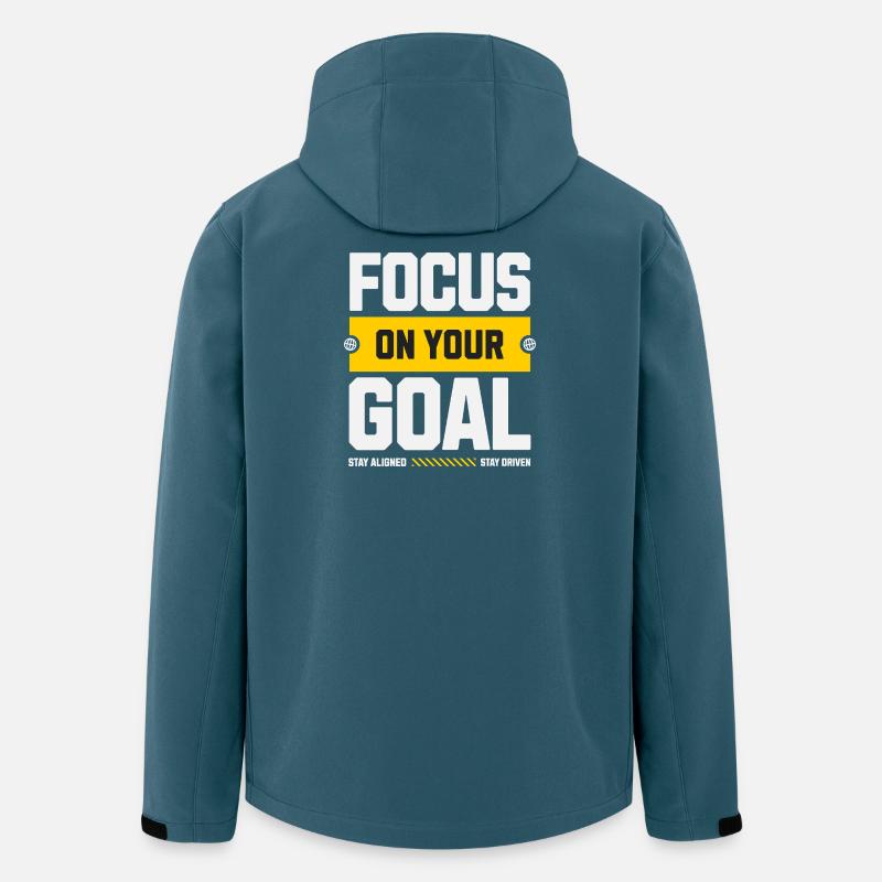 Focus on your goal - Men’s Recycled Softshell Jacket by Stanley/Stella - stargazer