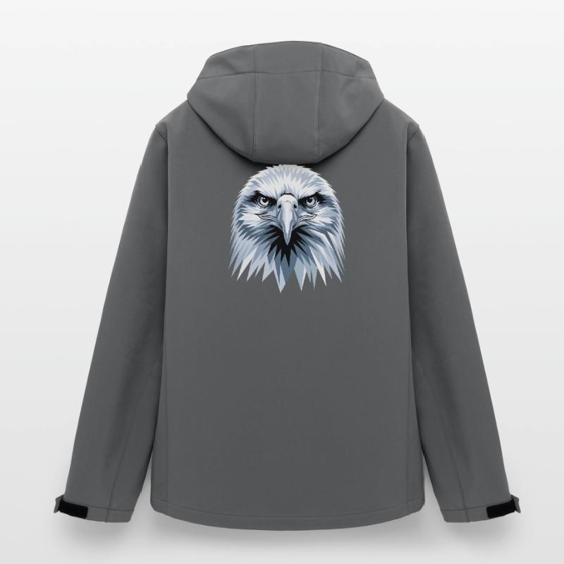 Eagle Bald Eagle Golden Eagle White-tailed Eagle Men’s Recycled Softshell Jacket by Stanley/Stella