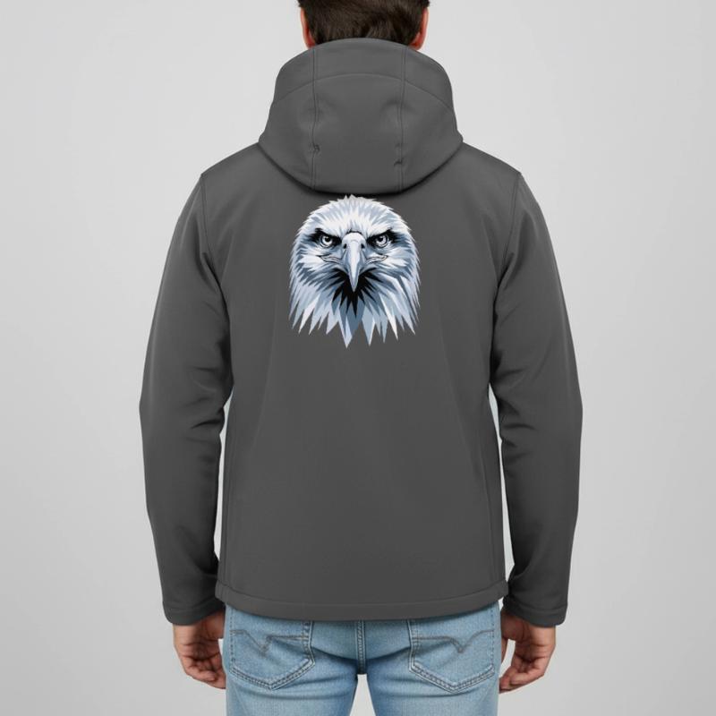 Eagle Bald Eagle Golden Eagle White-tailed Eagle Men’s Recycled Softshell Jacket by Stanley/Stella