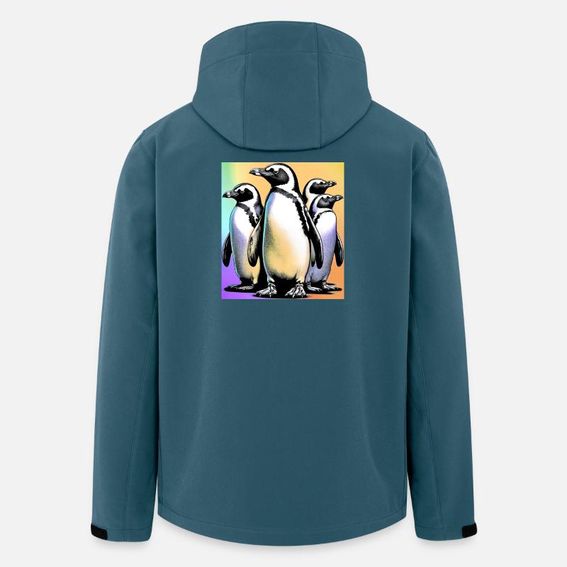Penguin Penguins - Men’s Recycled Softshell Jacket by Stanley/Stella - stargazer