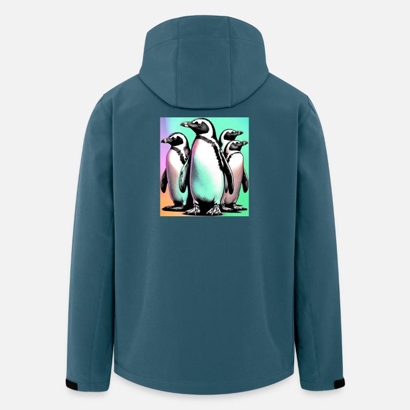 Penguin Penguins - Men’s Recycled Softshell Jacket by Stanley/Stella - stargazer