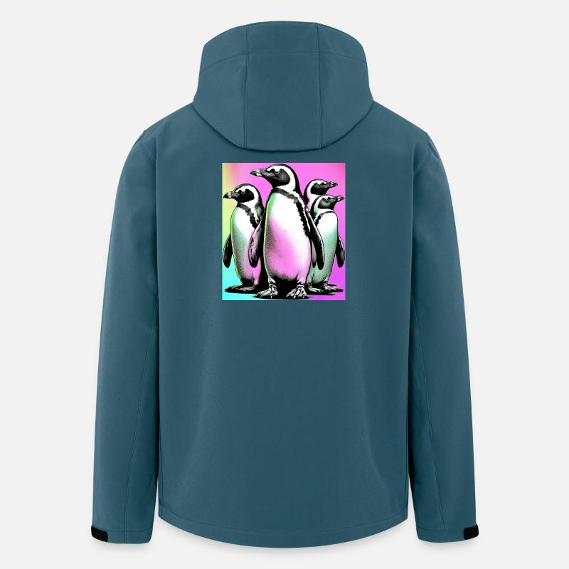Penguin Penguins - Men’s Recycled Softshell Jacket by Stanley/Stella - stargazer