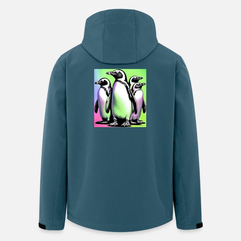 Penguin Penguins - Men’s Recycled Softshell Jacket by Stanley/Stella - stargazer