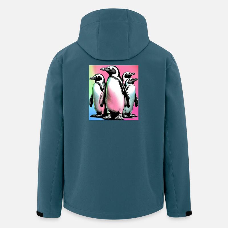 Penguin Penguins - Men’s Recycled Softshell Jacket by Stanley/Stella - stargazer