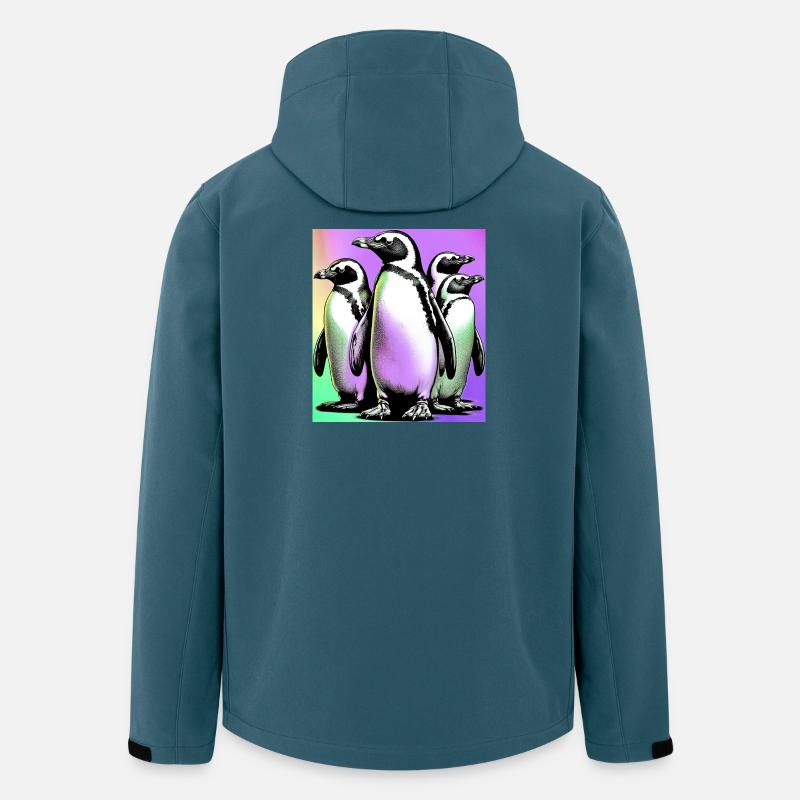 Penguin Penguins - Men’s Recycled Softshell Jacket by Stanley/Stella - stargazer