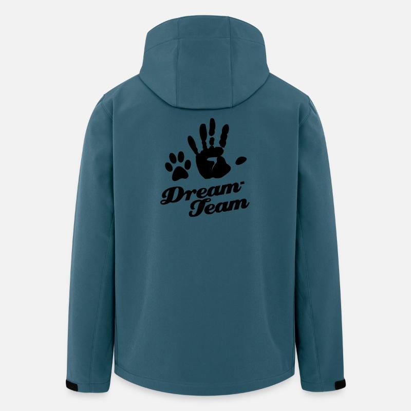Dream-Team Dog Owner - Men’s Recycled Softshell Jacket by Stanley/Stella - stargazer