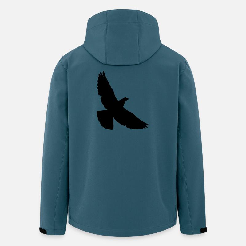 Taube - Recycelte Männer Softshell-Jacke von Stanley/Stella - Dunkles Petrol