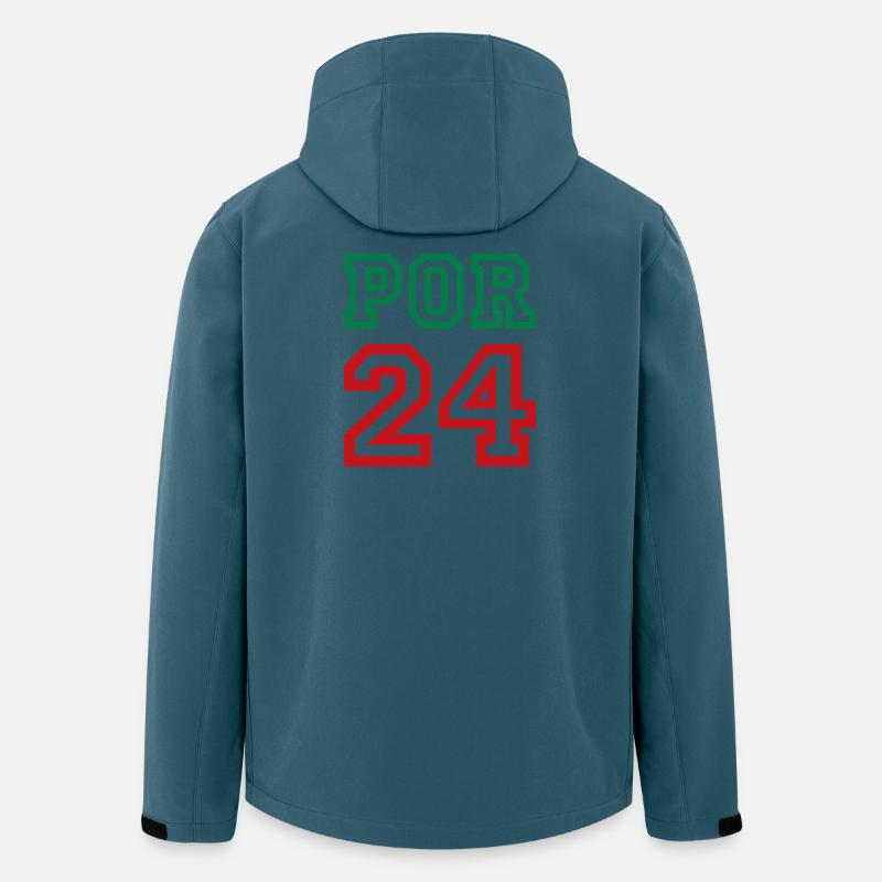 Portugal - Recycelte Männer Softshell-Jacke von Stanley/Stella - Dunkles Petrol