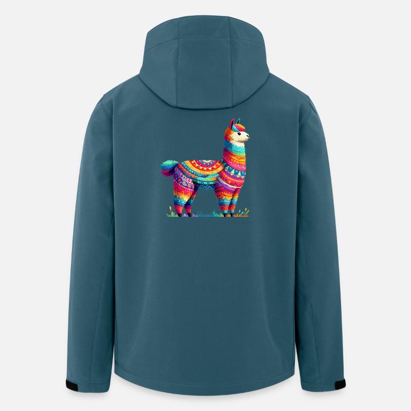 Alpaga - Veste softshell homme en polyester recyclé Stanley/Stella - bleu pétrole foncé