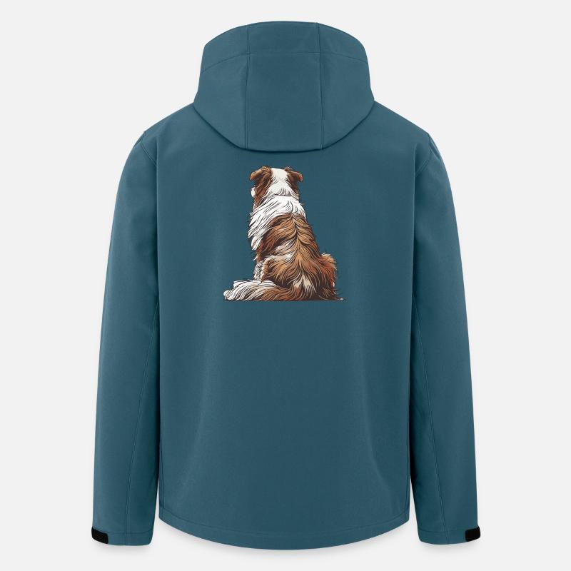 Vieux Doggy - Veste softshell homme en polyester recyclé Stanley/Stella - bleu pétrole foncé