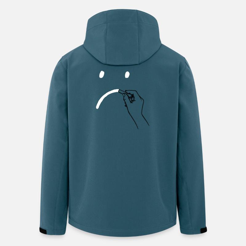 Sad face - Men’s Recycled Softshell Jacket by Stanley/Stella - stargazer