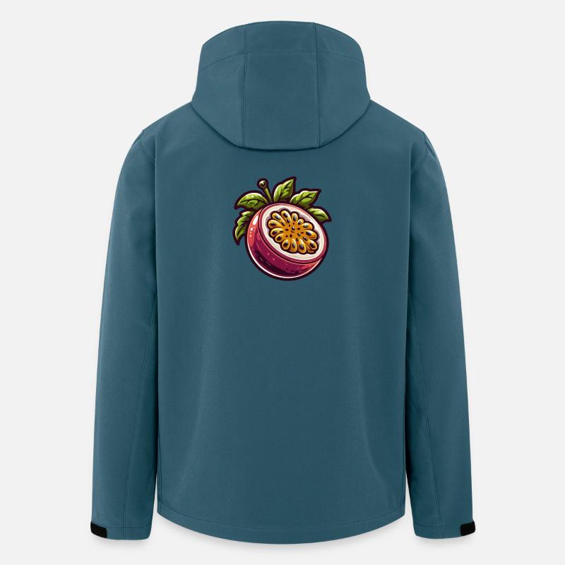 Passionate Exotic Fruit Pattern - Men’s Recycled Softshell Jacket by Stanley/Stella - stargazer