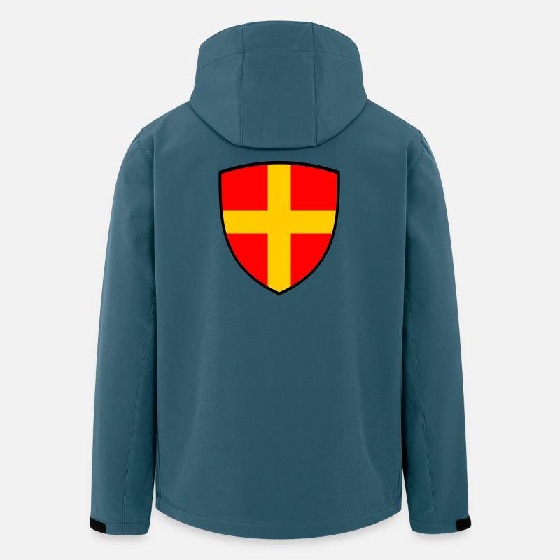 Skåne - Recycelte Männer Softshell-Jacke von Stanley/Stella - Dunkles Petrol