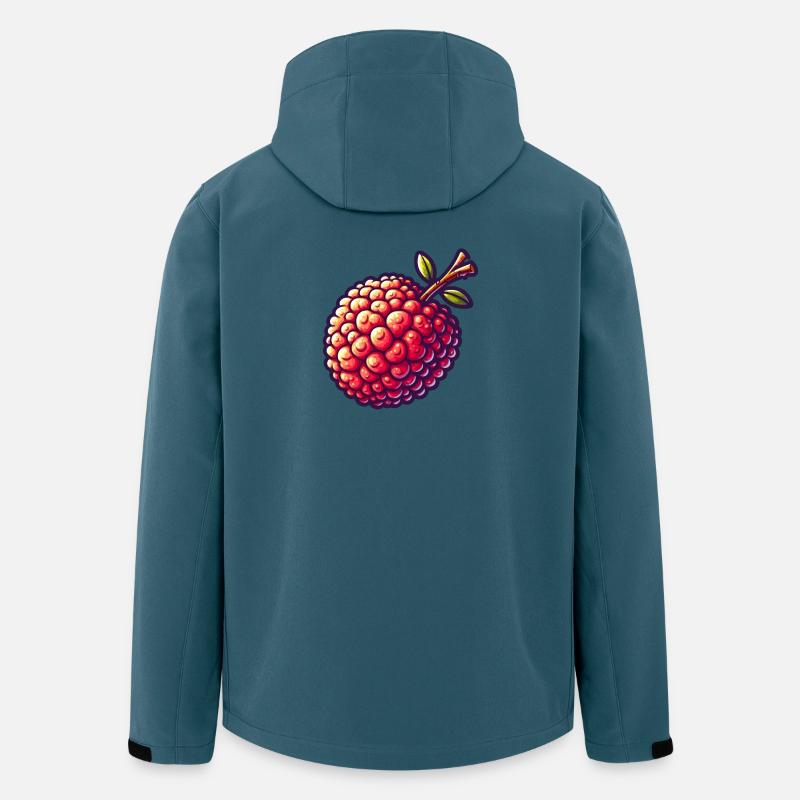 Lychee Pop Art Red - Men’s Recycled Softshell Jacket by Stanley/Stella - stargazer