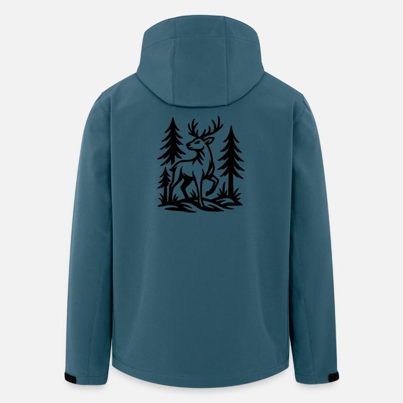 roe deer - Men’s Recycled Softshell Jacket by Stanley/Stella - stargazer