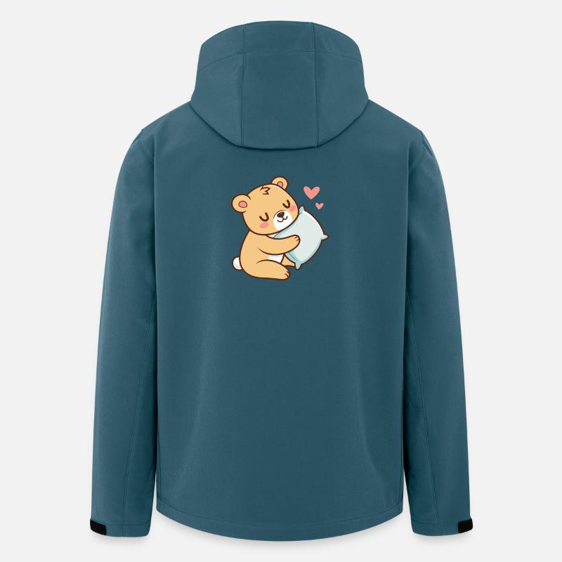 Soft Cuddle Teddy Bear - Men’s Recycled Softshell Jacket by Stanley/Stella - stargazer